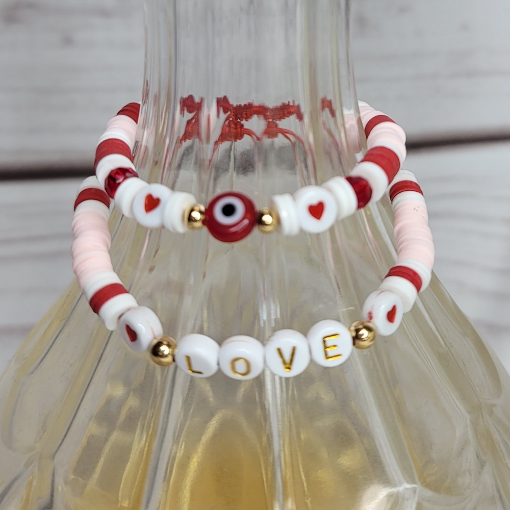 Handmade jewelry,  love bracelets